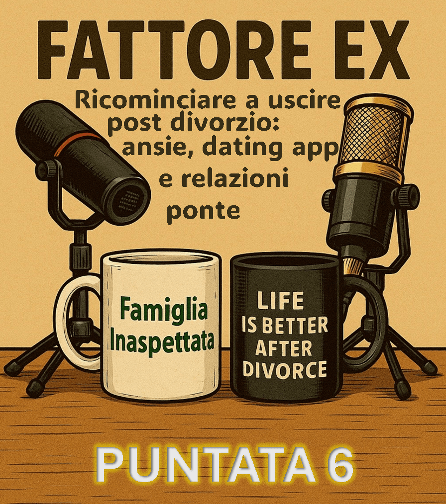 Fattore EX - il podcast Ricominciare a uscire dopo il divorzio: tra ansie, dating app e relazioni ponte
