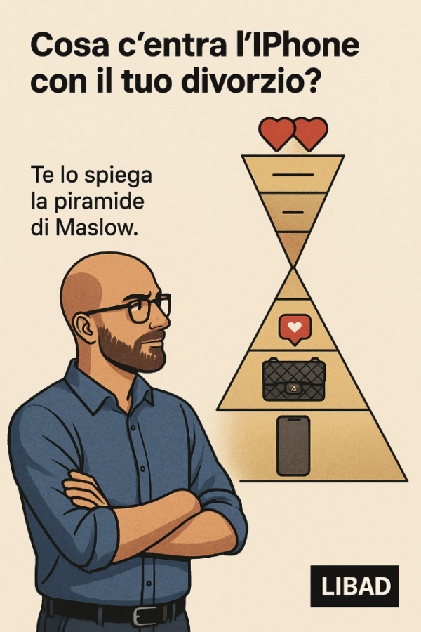 Cosa c’entra l’iPhone con il tuo matrimonio? Molto più di quanto pensi. Te lo spiega la piramide di Maslow