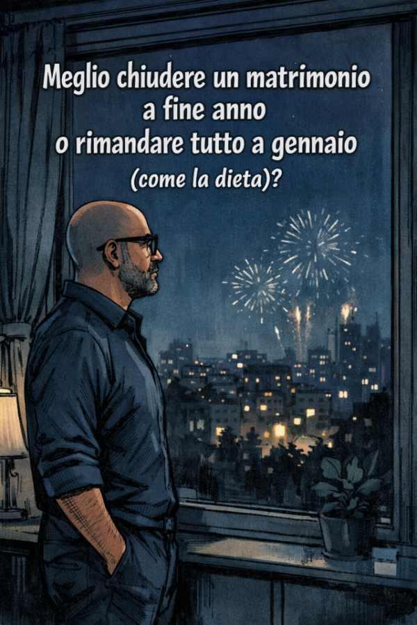 Meglio chiudere un matrimonio a fine anno o rimandare tutto a gennaio (come la dieta)?