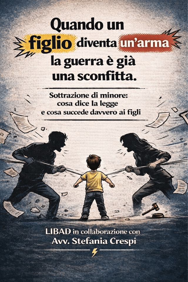 Se la guerra tra adulti entra nel codice penale: cosa prevede la legge e quali sono le conseguenze psicologiche per i figli.